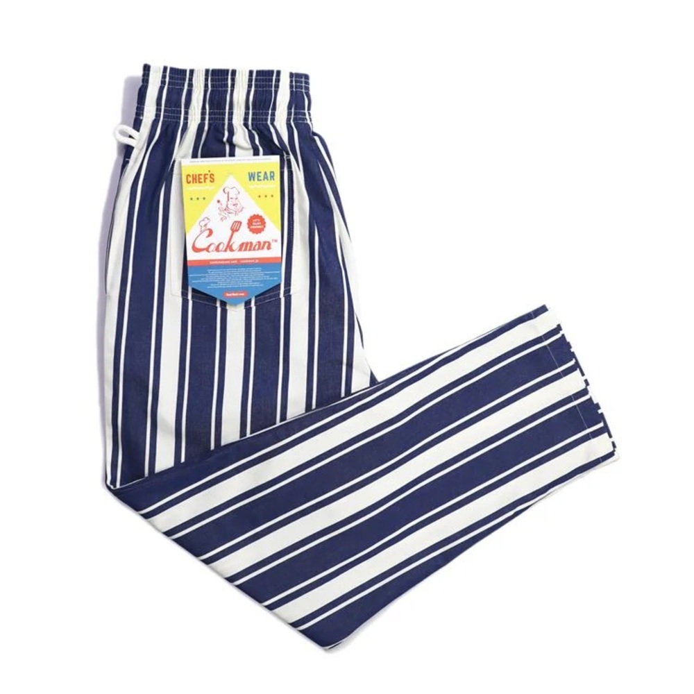 Striped Blue and White COOKMAN pants size M
